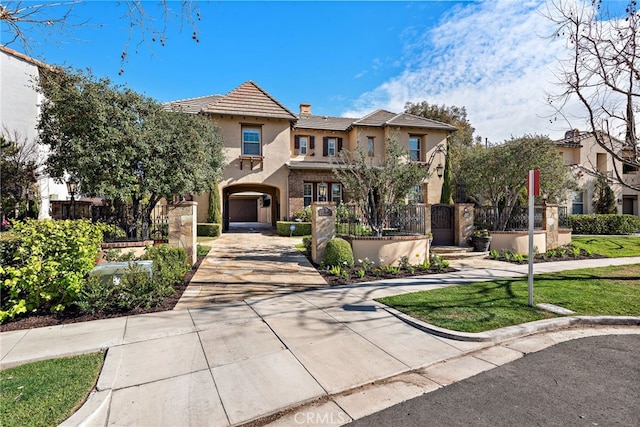 view of mediterranean / spanish-style house