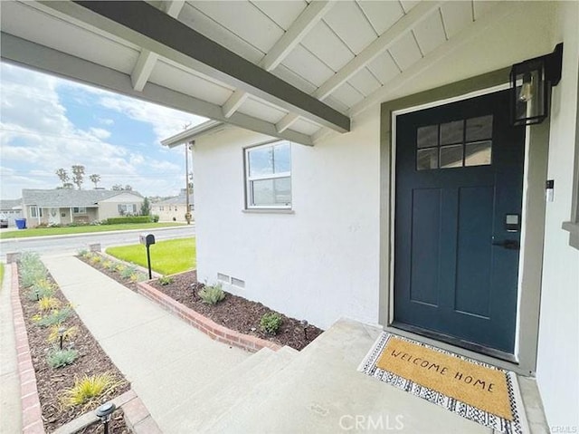 view of property entrance