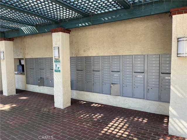 view of community featuring a mail area