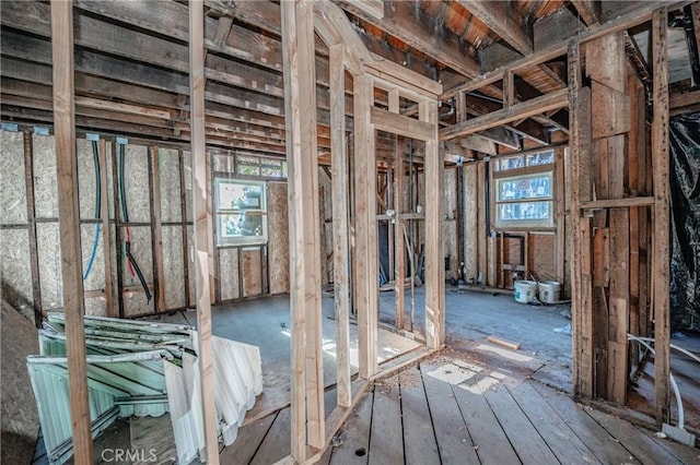 miscellaneous room featuring a wealth of natural light