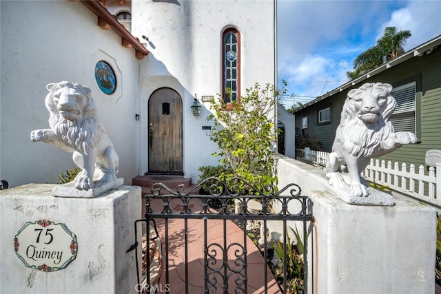 view of entrance to property