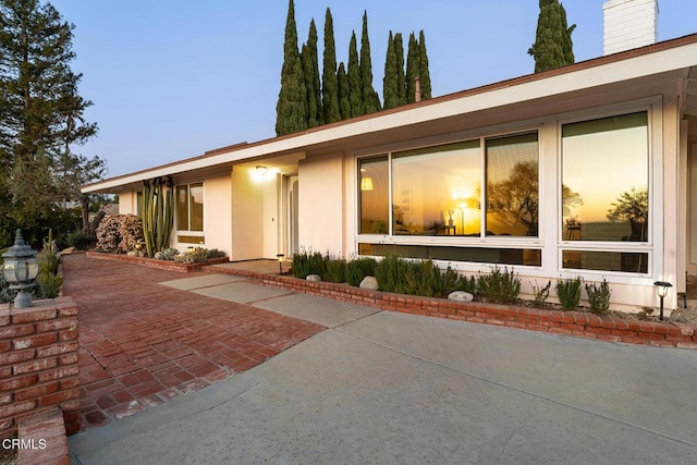 exterior space with a patio area