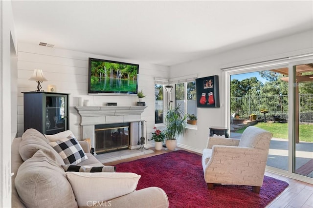 view of living room