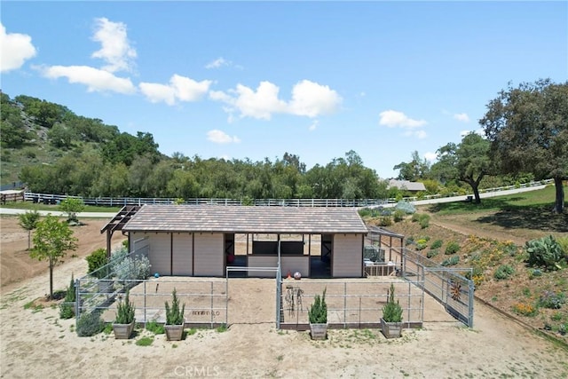 19490 Calle Juanito, Murrieta, CA 92562 - ranch-style house featuring an exterior structure and an outdoor structure