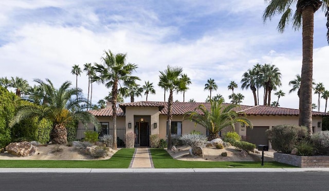 view of mediterranean / spanish-style house