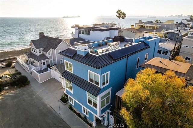 11 67th Pl, Long Beach, CA 90803 - drone / aerial view featuring a water view and a residential view