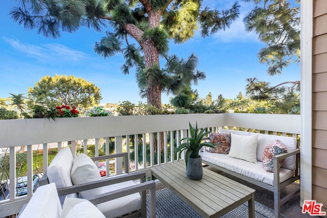 balcony with outdoor lounge area