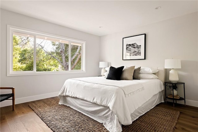 4031 Deerhorn Dr, Sherman Oaks, CA 91403 - bedroom with multiple windows, baseboards, and wood finished floors