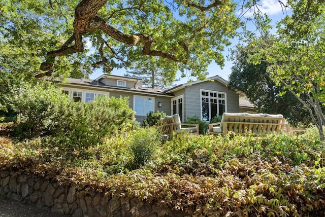 view of back of property