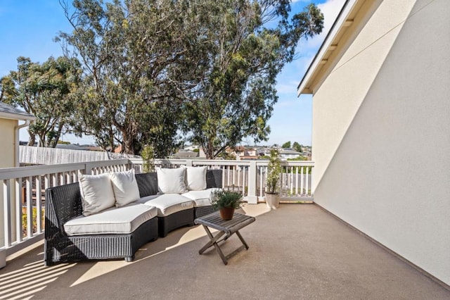 view of patio / terrace with outdoor lounge area