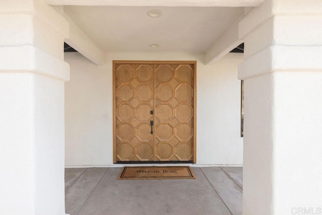 view of entrance to property