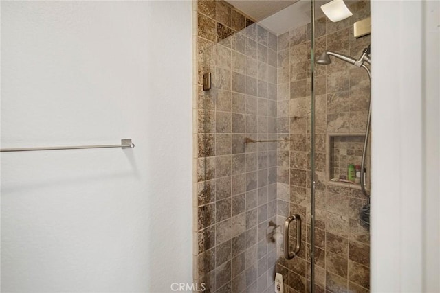 bathroom with walk in shower