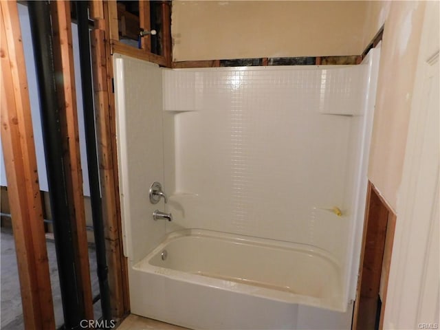 bathroom featuring tub / shower combination