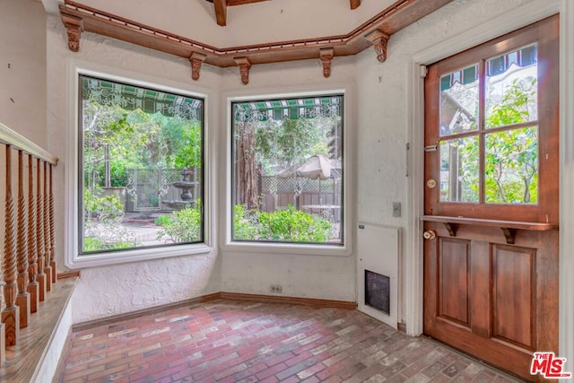 interior space featuring plenty of natural light