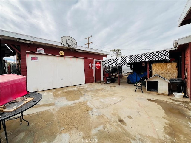 view of patio / terrace with area for grilling