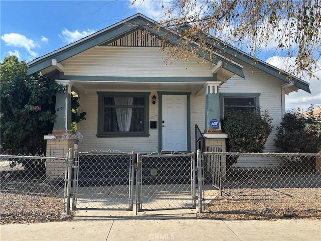 bungalow-style house with a porch