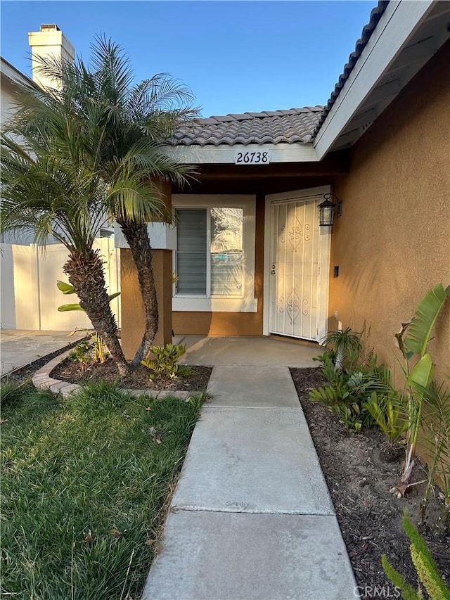 view of property entrance