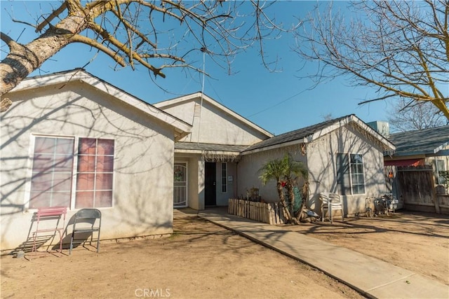 view of back of property