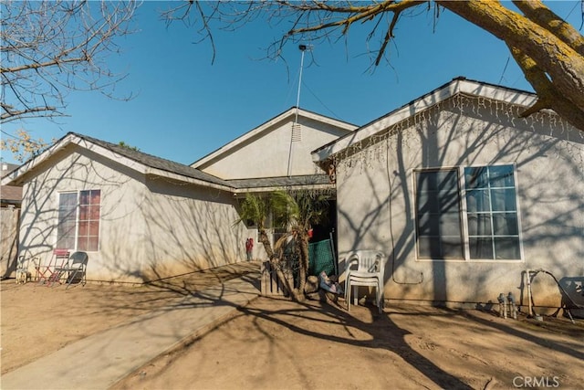 view of home's exterior featuring a patio