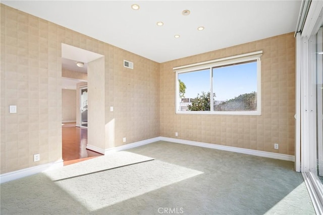 unfurnished bedroom featuring carpet flooring