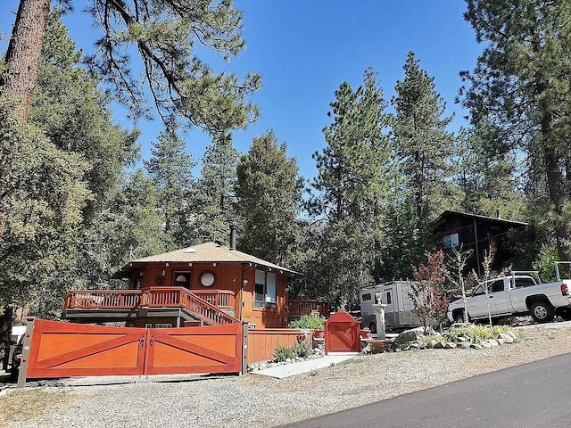 view of front of home