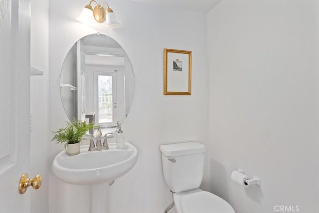 bathroom with toilet