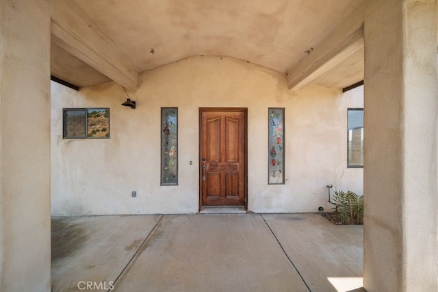 view of property entrance