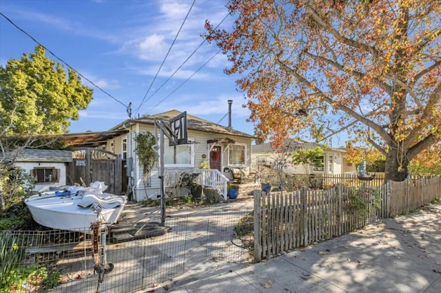 view of bungalow