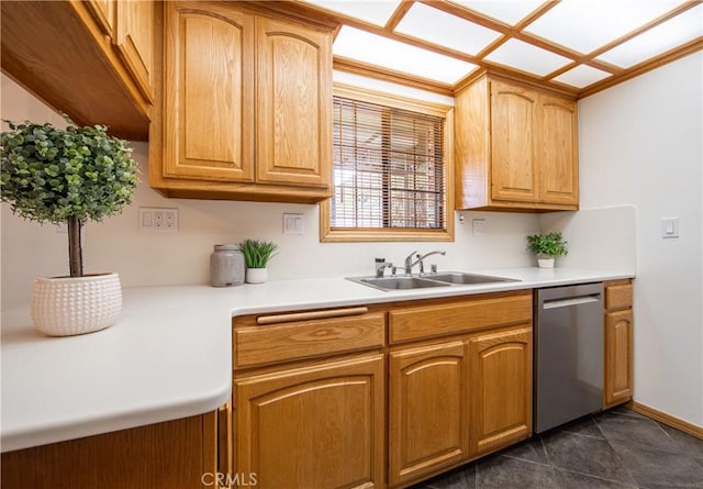 kitchen featuring sink and stainless steel dishwasher