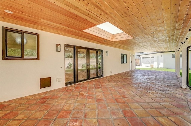 interior space featuring french doors