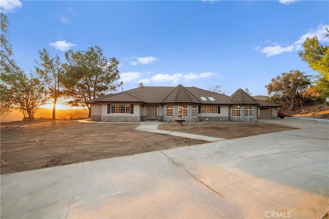 view of front of home