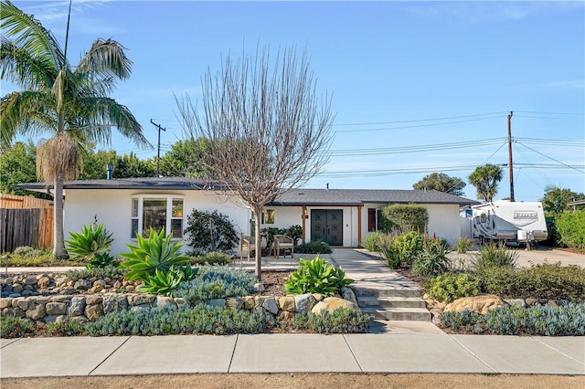 view of ranch-style home