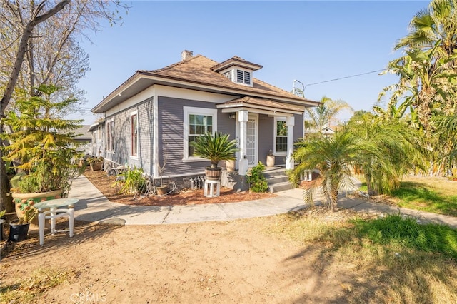 view of bungalow-style house