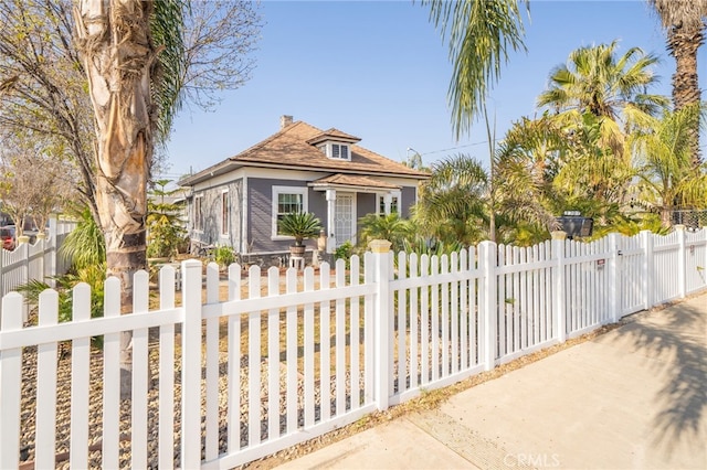 view of front of home