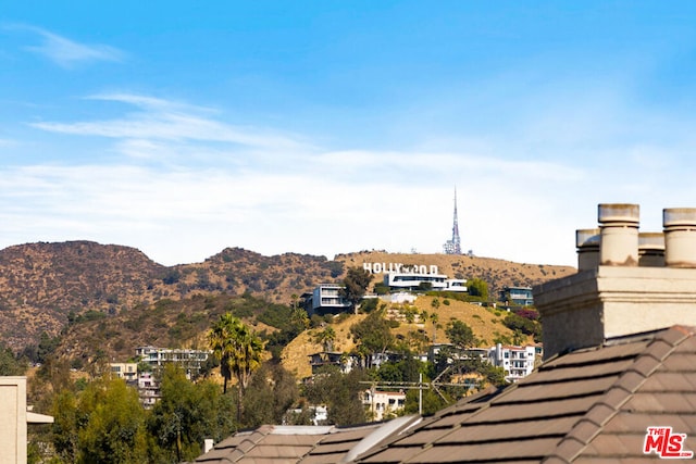 view of mountain feature