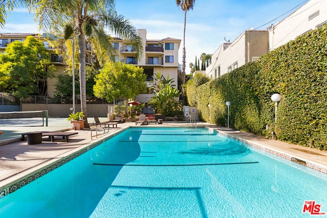 view of pool