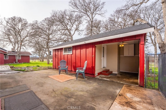 view of outbuilding