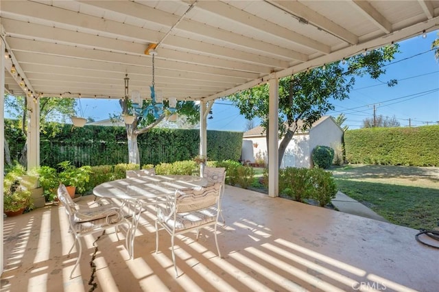 view of patio / terrace