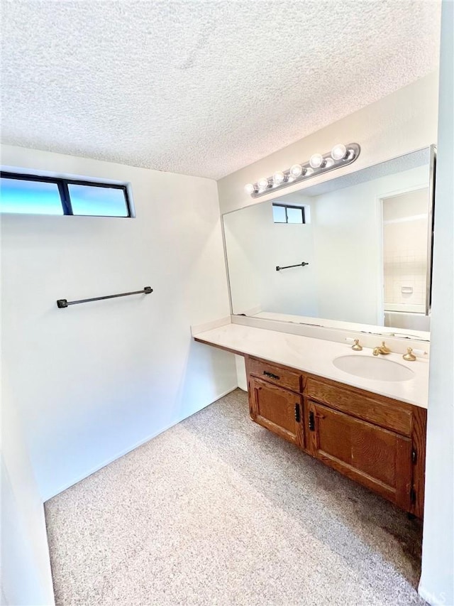 1 Cabrillo Dr, Avalon, CA 90704 - bathroom featuring vanity and a textured ceiling