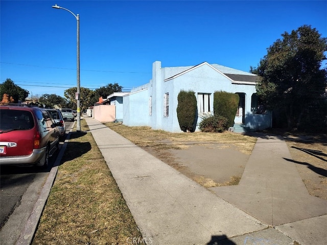 view of side of property