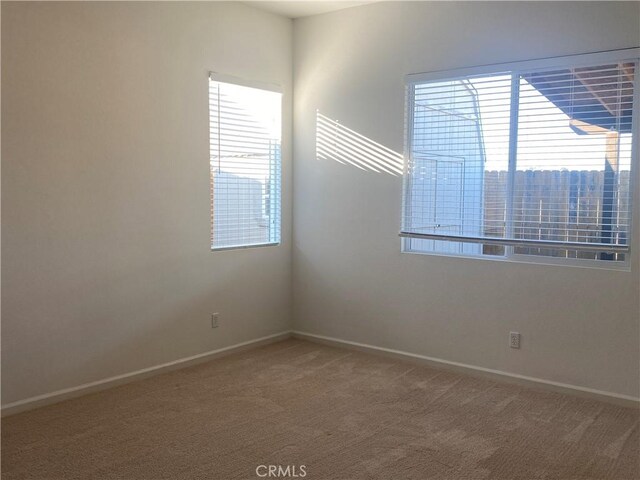 spare room with carpet flooring