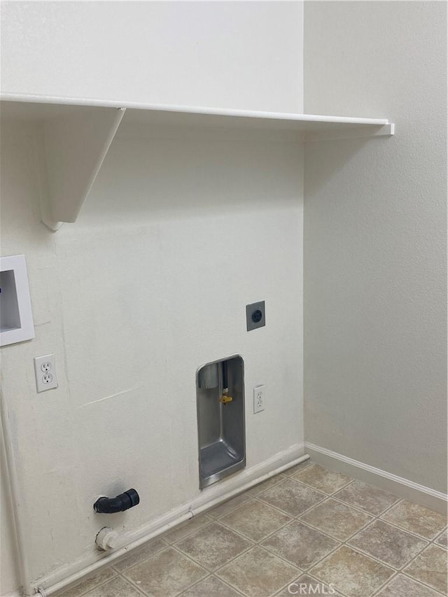 laundry room with hookup for an electric dryer