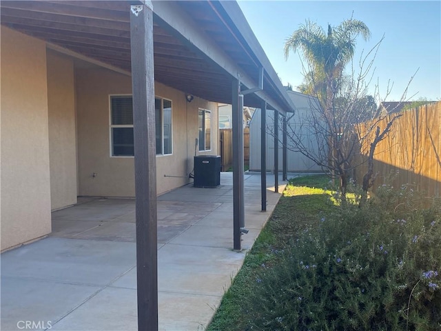 view of patio / terrace with cooling unit