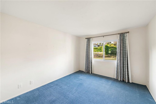 spare room with carpet floors