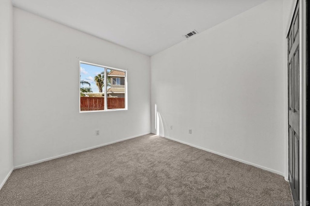 empty room with carpet floors