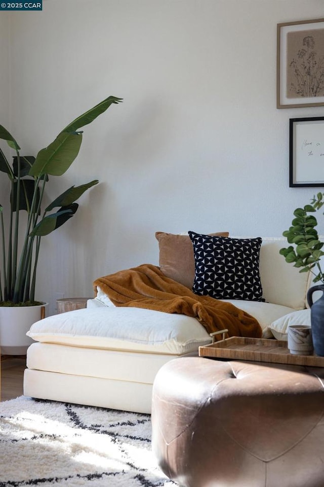 living room featuring wood-type flooring