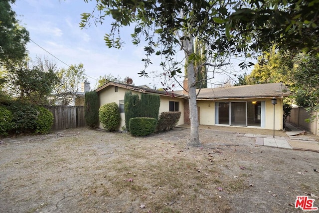 view of rear view of property