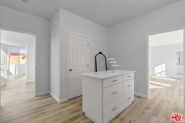 interior space featuring light hardwood / wood-style floors