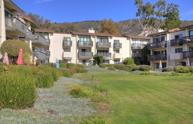 view of property with a mountain view