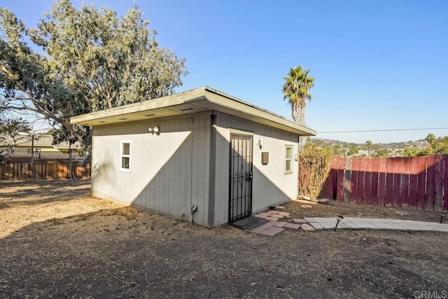 view of outbuilding